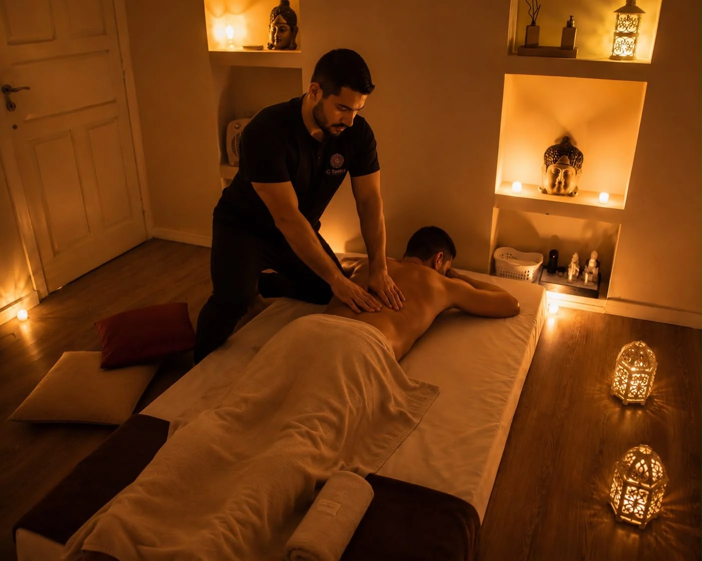 Atendimento de Massagem Tântrica no Espaço G Tantra